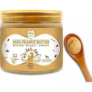 Pawfect Peanut Butter Original Grain-Free Lickable Dog Treat, 15.87-oz jar