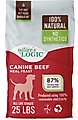 Nature's Logic 100% Natural Canine Beef Meal Feast All Life Stages Dry Dog Food, 25-lb bag