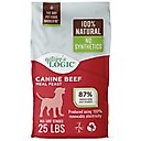 Nature's Logic 100% Natural Canine Beef Meal Feast All Life Stages Dry Dog Food, 25-lb bag