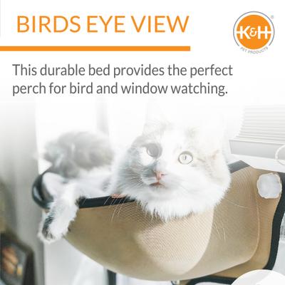 K&H Pet Products EZ Mount Kitty Sill Cat Window Perch