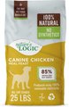 Nature's Logic 100% Natural Canine Chicken Meal Feast All Life Stages Dry Dog Food, 25-lb bag