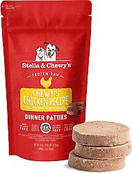 Stella & Chewy's Chewy's Chicken Patties Frozen Raw Dog Food, 6-lb bag