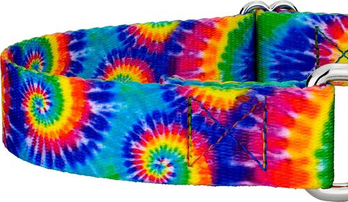 Show full view: Country Brook Petz Classic Tie Dye Martingale Dog Collar, Large: 18 to 26-in neck, 1-in wide slide 7 of 7