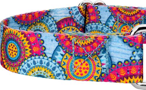 Show full view: Country Brook Petz Sky Mandala Martingale Dog Collar, Small: 11 to 15-in neck, 5/8-in wide slide 8 of 8