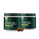 Wuffes Advanced Hip & Joint Supplement with Glucosamine & Chondroitin for Large Dogs, 60 count