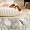 Show in main carousel: Bedsure Donut Bolster Dog Bed with Removable Cover, Cream, Medium slide 3 of 10