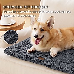 Bedsure Thin Reversible Dog Crate Mat, Grey, 48-in slide 2 of 7