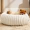 Show in main carousel: Bedsure Donut Bolster Dog Bed with Removable Cover, Cream, Small slide 7 of 9