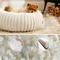 Show in main carousel: Bedsure Donut Bolster Dog Bed with Removable Cover, Cream, Small slide 2 of 9
