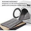 Show in main carousel: Bedsure Thin Reversible Dog Crate Mat, Grey, 24-in slide 5 of 8