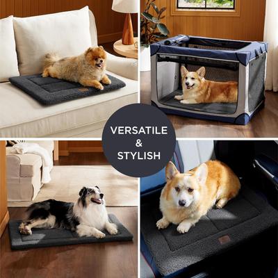 Show full view: Bedsure Thin Reversible Dog Crate Mat, Grey, 41-in slide 6 of 8