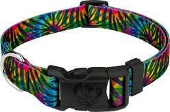 Country Brook Petz Deluxe Tie Dye Stripes Dog Collar, Large: 16 to 22-in neck, 1-in wide
