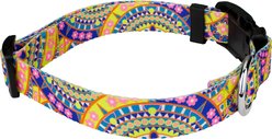 Country Brook Petz Deluxe Yellow Boho Mandala Dog Collar, XX-Small: 7 to 9-in neck, 1/2-in wide slide 2 of 5