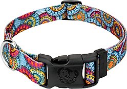 Country Brook Petz Deluxe Sky Mandala Dog Collar, Medium: 13 to 16-in neck, 1-in wide