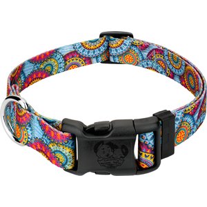 Country Brook Petz Deluxe Sky Mandala Dog Collar, Large: 16 to 22-in neck, 1-in wide