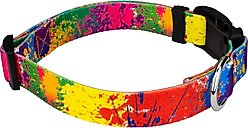 Country Brook Petz Deluxe Paint Splatter Dog Collar, Medium: 13 to 16-in neck, 1-in wide slide 2 of 7