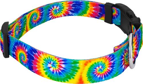 Show full view: Country Brook Petz Deluxe Classic Tie Dye Dog Collar, XX-Small: 7 to 9-in neck, 1/2-in wide slide 6 of 8