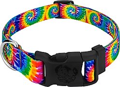 Country Brook Petz Deluxe Classic Tie Dye Dog Collar, Large: 16 to 22-in neck, 1-in wide