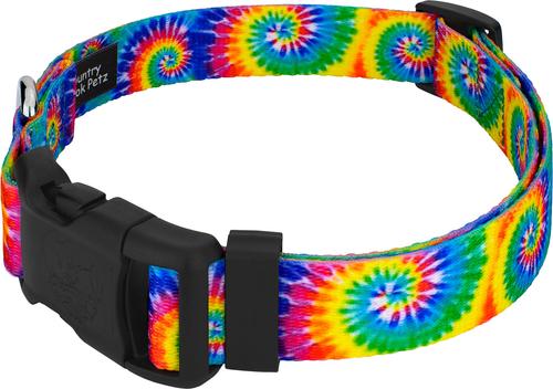 Show full view: Country Brook Petz Deluxe Classic Tie Dye Dog Collar, XX-Small: 7 to 9-in neck, 1/2-in wide slide 5 of 8