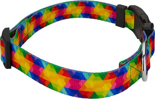 Show full view: Country Brook Petz Deluxe Kaleidoscope Dog Collar, Large: 16 to 22-in neck, 1-in wide slide 3 of 5