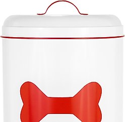 10 Strawberry Street Red Bone Buster Dog Food Canister, Red, Large slide 2 of 3
