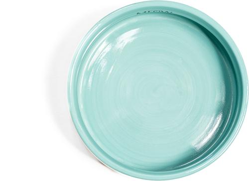 Show full view: 10 Strawberry Street Cat Face Pattern Cat Dish, Set of 2, Grey, Small slide 2 of 4