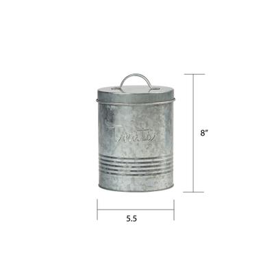 Show full view: 10 Strawberry Street Retro Dog Treat Canister, Large, Grey slide 3 of 3