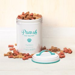 10 Strawberry Street "Pawsh" Dog Treat Canister, Medium, Teal slide 2 of 2