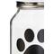 Show in main carousel: 10 Strawberry Street Buddy Paw Chalkboard Dog Treat Canister, Clear, Medium slide 4 of 4