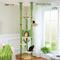 Show in main carousel: PAWZ Road 101.6-in Adjustable Polyester Floor-to-Ceiling Cat Tree & Condo, Green slide 3 of 8