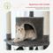 Show in main carousel: PAWZ Road 101.6-in Adjustable Polyester Floor-to-Ceiling Cat Tree & Condo, Gray slide 4 of 8