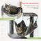 Show in main carousel: PAWZ Road 101.6-in Adjustable Polyester Floor-to-Ceiling Cat Tree & Condo, Gray slide 5 of 8