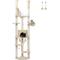Show in main carousel: PAWZ Road 101.6-in Adjustable Polyester Floor-to-Ceiling Cat Tree & Condo, Beige slide 1 of 8