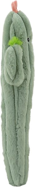 Show full view: Linzy Toys Long Pals Cactus Squeaky Plush Dog Toy, Green, 20-in slide 4 of 5