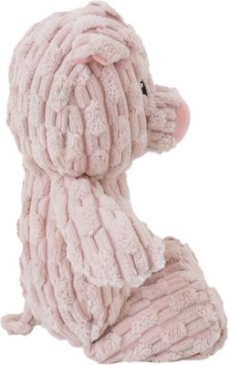 Show full view: Linzy Toys Pig Squeaky Plush Dog Toy, Pink, 12-in slide 5 of 6