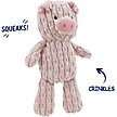 Show in main carousel: Linzy Toys Pig Squeaky Plush Dog Toy, Pink, 12-in slide 2 of 6