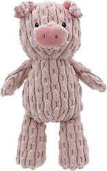 Linzy Toys Pig Squeaky Plush Dog Toy, Pink, 12-in