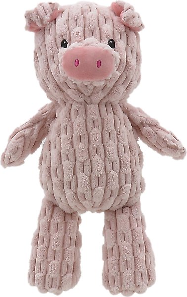 Show full view: Linzy Toys Pig Squeaky Plush Dog Toy, Pink, 12-in slide 1 of 6