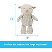 Show in main carousel: Linzy Toys Lamb Squeaky Plush Dog Toy, 12-in, White slide 3 of 5