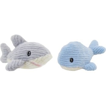 Plush Shark Dog Toy With Squeaker – Durable Chew Toy For Aggressive Chewers, Small To Large Dogs, Blue