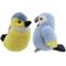 Show in main carousel: Linzy Toys Birds Squeaky Plush Dog Toys, Yellow/Blue, 5-in, 2 count slide 1 of 5