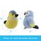 Show in main carousel: Linzy Toys Birds Squeaky Plush Dog Toys, Yellow/Blue, 5-in, 2 count slide 3 of 5