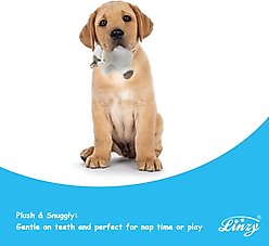 Linzy Toys Pig & Cow Squeaky Plush Dog Toys, Pink/White, 5-in, 2 count slide 2 of 6