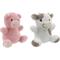 Show in main carousel: Linzy Toys Pig & Cow Squeaky Plush Dog Toys, Pink/White, 5-in, 2 count slide 4 of 6