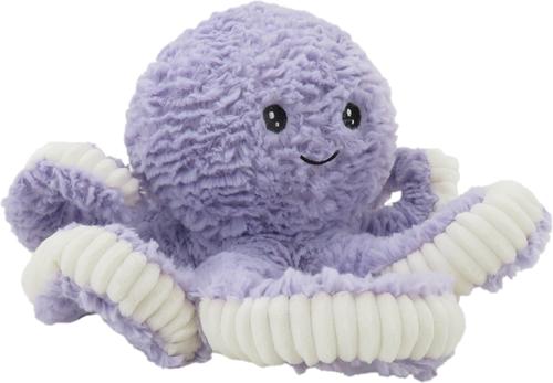 Show full view: Linzy Toys Octopus Squeaky Plush Dog Toy, Purple, 18-in slide 4 of 6