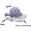 Show in main carousel: Linzy Toys Octopus Squeaky Plush Dog Toy, Purple, 18-in slide 2 of 6