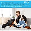 Show in main carousel: Linzy Toys Octopus Squeaky Plush Dog Toy, Blue, 18-in slide 5 of 6