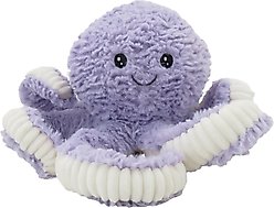 Linzy Toys Octopus Squeaky Plush Dog Toy, Purple, 18-in