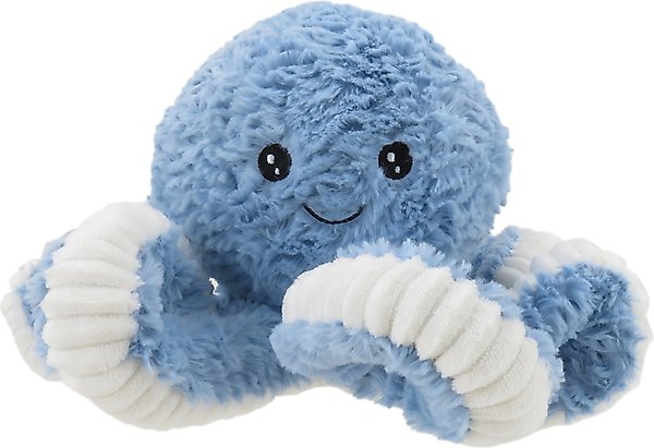 Show full view: Linzy Toys Octopus Squeaky Plush Dog Toy, Blue, 18-in slide 1 of 6
