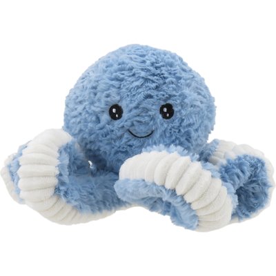 Linzy Toys Linzy Toys Octopus Squeaky Plush Dog Toy, Blue, 18-in